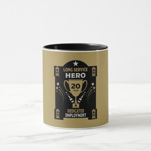 Mug Reconnaissance du service de longue durée Vingt an (Centre)