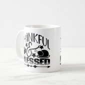 Mug Reconnaissant & Bénis (Devant gauche)