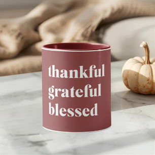 Mug Reconnaissant Grateful Bénie