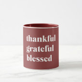 Mug Reconnaissant Grateful Bénie (Centre)