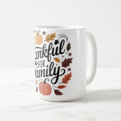 Mug Reconnaissant pour ceux qui comptent le plus (Devant droit)
