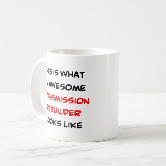 Mug reconstructeur de transmission, génial (Devant gauche)