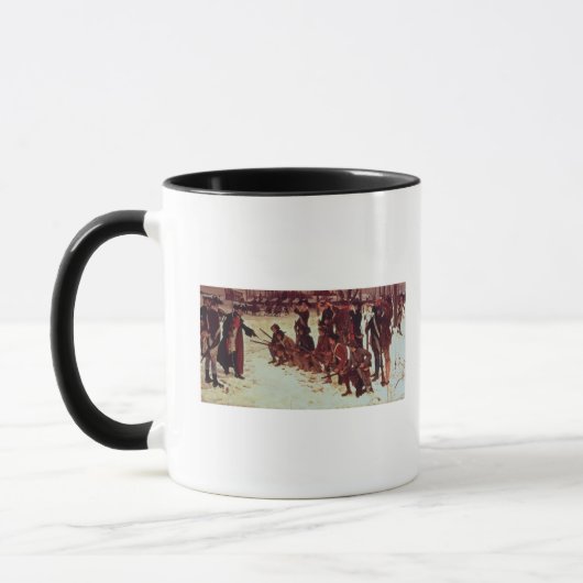 Mug Recrues de forage d'Américain de baron von Steuben (Gauche)