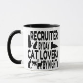Mug Recruteur Amoureux des chats (Gauche)