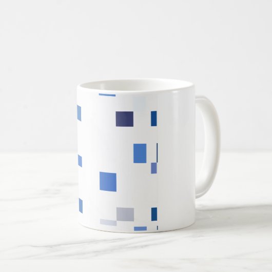 Mug Rectangles colorées (Devant droit)