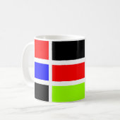 Mug Rectangles colorées 03 (Devant gauche)