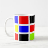 Mug Rectangles colorées 03 (Gauche)