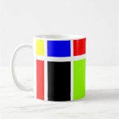 Mug Rectangles colorées 04 (Gauche)