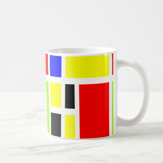Mug Rectangles colorées 04 (Droite)
