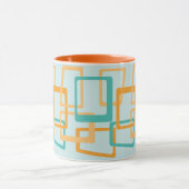 Mug Rectangles de l'ère atomique du milieu du siècle A (Centre)
