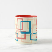 Mug Rectangles de l'ère atomique du milieu du siècle B (Centre)