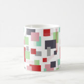 Mug Rectangles et lignes Abstraites (Centre)