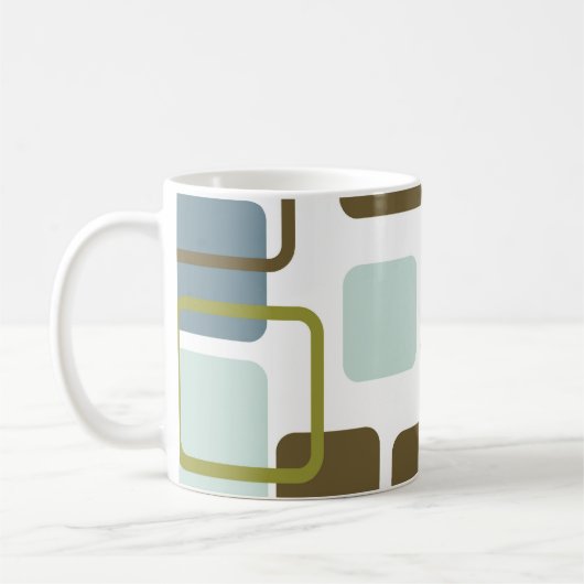Mug Rectangles modernes 1 d'Eames (Gauche)