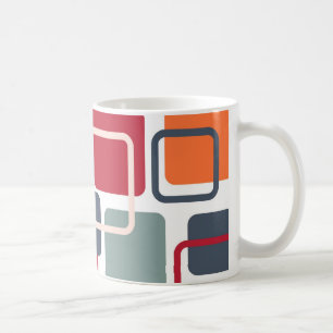 Mug Rectangles modernes 4 d'Eames
