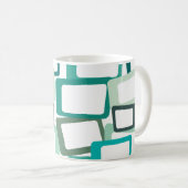 Mug Rectangles modernes du milieu du siècle (Devant droit)