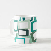 Mug Rectangles modernes du milieu du siècle (Devant gauche)