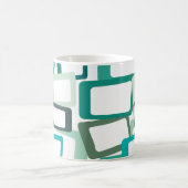 Mug Rectangles modernes du milieu du siècle (Centre)