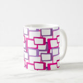 Mug Rectangles modernes du milieu du siècle (Devant droit)