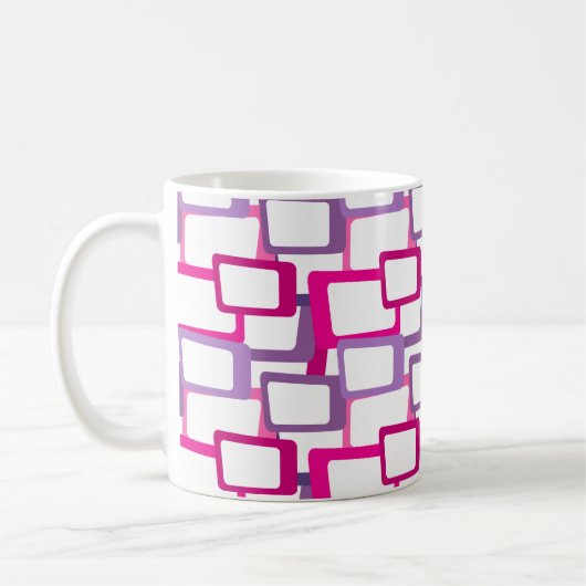 Mug Rectangles modernes du milieu du siècle (Gauche)