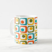 Mug Rectangles modernes du milieu du siècle (Devant gauche)