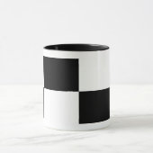 Mug Rectangles noir et blanc (Centre)