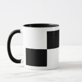 Mug Rectangles noir et blanc (Gauche)