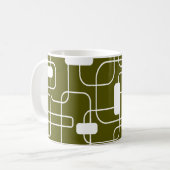 Mug Rectangles ouvertes et fermées - Camo (Devant gauche)