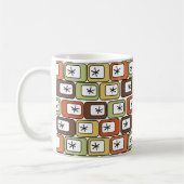 Mug Rectangles rétro avec Starbursts (Gauche)