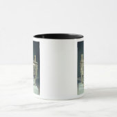 Mug Rectangulaire "teintez" le navire avec les visages (Centre)