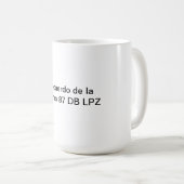 Mug Recuerdo de la promo 87 DB LPZ (Devant droit)