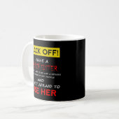 Mug Recule J'Ai Une Fou Soeur Frère (Devant gauche)