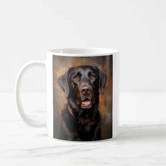 Mug Récupérateur de chocolat Labrador (Gauche)
