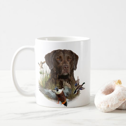 Mug Récupérateur de la baie de Chesapeake, Art (Avec donut)