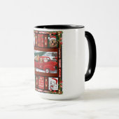 Mug Récupérateur d'or Père Noël Rouge de Noël (Devant droit)