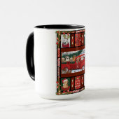 Mug Récupérateur d'or Père Noël Rouge de Noël (Devant gauche)