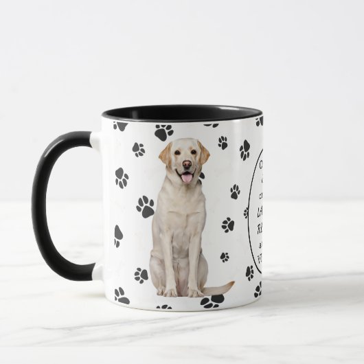 MUG RÉCUPÉRATEURS DE LABRADOR JAUNE (Gauche)