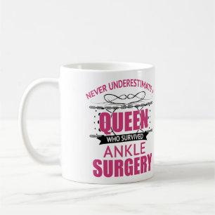 Mug Récupération après chirurgie de la cheville pour l