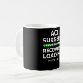 Mug Récupération de chirurgie ACL | ACL Survivant de l (Devant gauche)