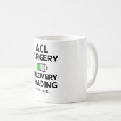 Mug Récupération de la chirurgie ACL| Survivant de la  (Devant droit)