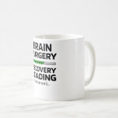 Mug Récupération de la chirurgie cérébrale | Survivant (Devant droit)