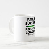 Mug Récupération de la chirurgie cérébrale | Survivant (Devant gauche)