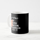 Mug Récupération de la chirurgie du cerveau Survivant (Devant gauche)