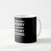 Mug Récupération de l'hystérectomie| Chirurgie d'enlèv (Devant droit)