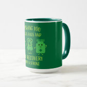 Mug Récupération des AVC Obtenez bien bientôt les cade (Devant droit)