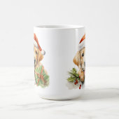 MUG RÉCUPÉRATION DU LABRADOR JAUNE DE NOËL ADORABLE (Centre)