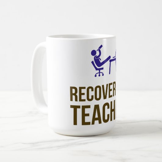 Mug Récupérer la boue des enseignants (Devant gauche)