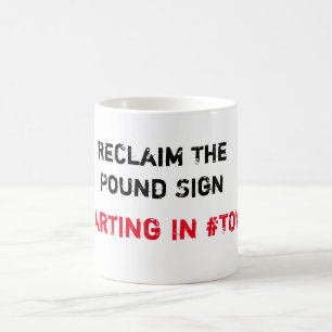 Mug Récupérez la livre en commençant par #TOWN