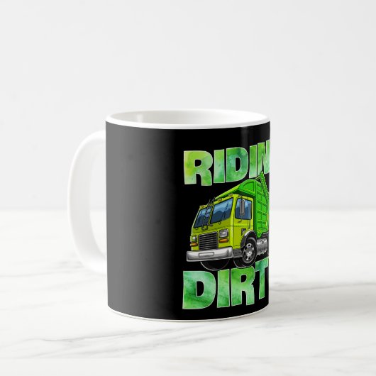 Mug Recyclage des ordures Camion T Kids Hommes équitat (Devant gauche)