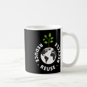 Mug Recyclage Jour des terres Cadeau Environnement Réd