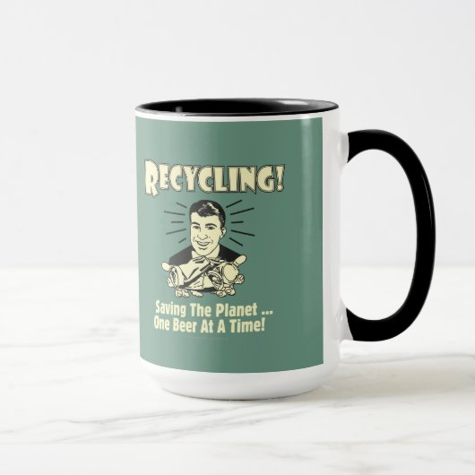 Mug Recyclage : sauver la planète (Droite)